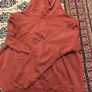 Pink plain sweatshirt from Brandy Melville